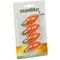 4Pk - SUNLITE 7w Candelabra C7 Colored Night Light Ceramic Orange Incandescent Bulb
